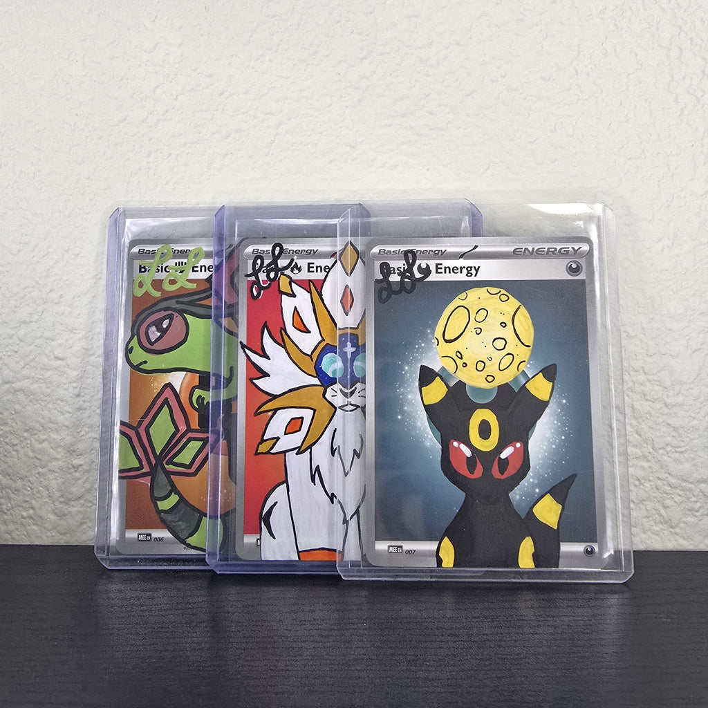 Mystery Customized Pokemon Energy Card