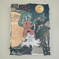 Hatterene Witch Themed Scapbook Collage Painting 8 x 10 x 2